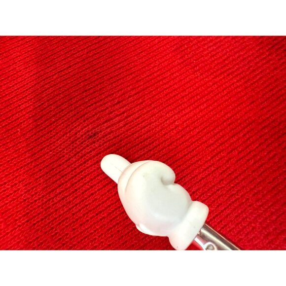 Vtg Polo By Ralph Lauren Red 1/4 Zip Embroidered 3 Pony Pullover Sweatshirt Sz L - Picture 5 of 7